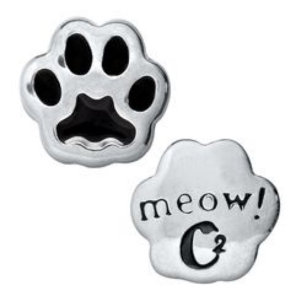 Origami Owl Cat Print Charm